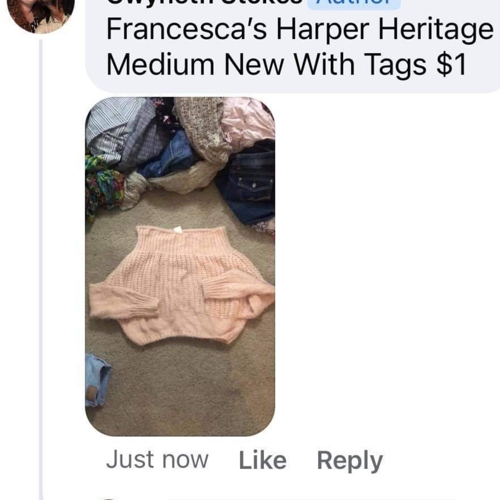 Bundle of clothes for T.P.C.